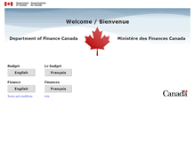 Tablet Screenshot of fin.gc.ca